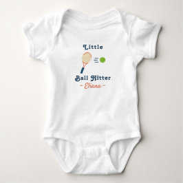Tennis Baby Shower Little Ball Hitter - Tennis Strampler
