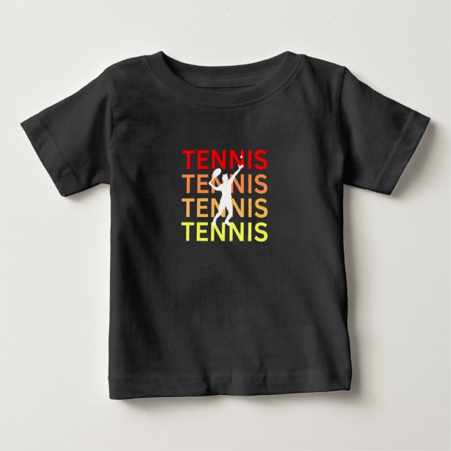 Tennis Baby T-shirt (Vorderseite)