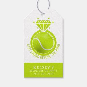Tennis Bachelorette Letzte Swing vor dem Ring Geschenkanhänger