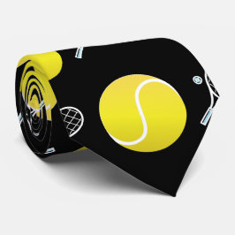 Tennis Ball Athletic Muster Sport Coach Vater  Krawatte