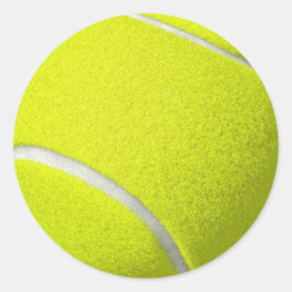 Tennis-Ball-Aufkleber Runder Aufkleber