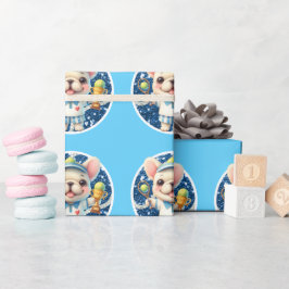 Tennis Ball Blue zum Thema Boy Baby Shower Geschenkpapier