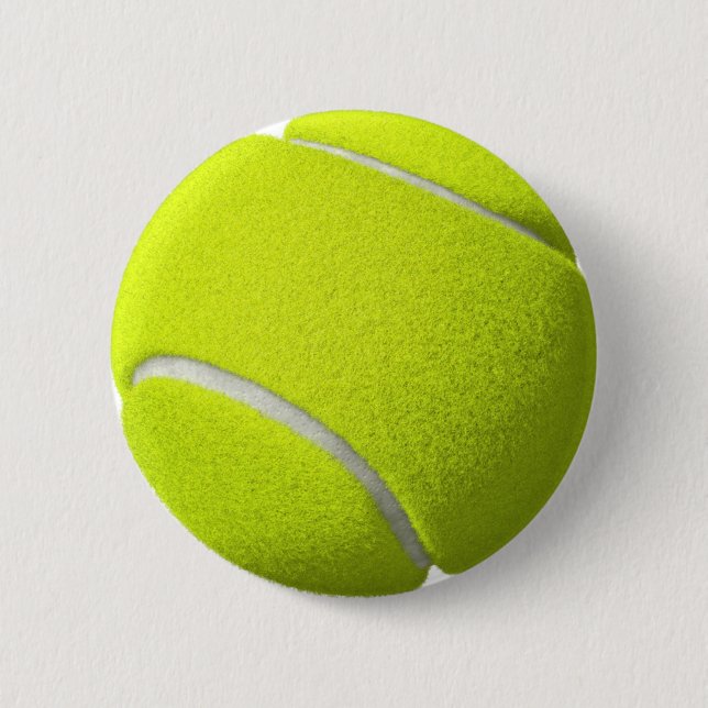 Tennis-Ball-Button-/Knopf-Abzeichen Button (Vorderseite)
