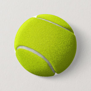 Tennis-Ball-Button-/Knopf-Abzeichen Button