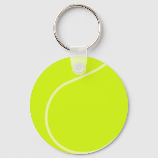 Tennis Ball Button Schlüsselanhänger (Vorderseite)