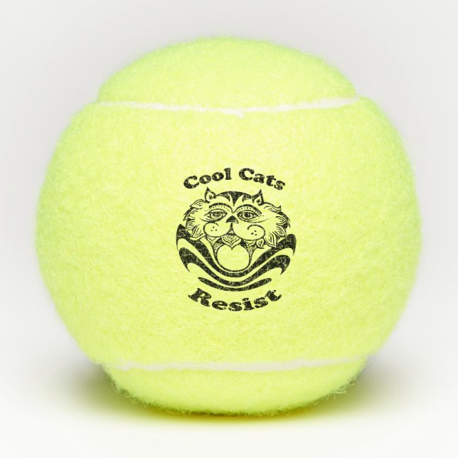 Tennis Ball - Coole Katzenresist (Vorderseite)
