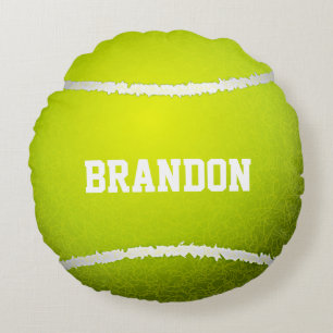 Tennis Ball Design Rundkissen Rundes Kissen