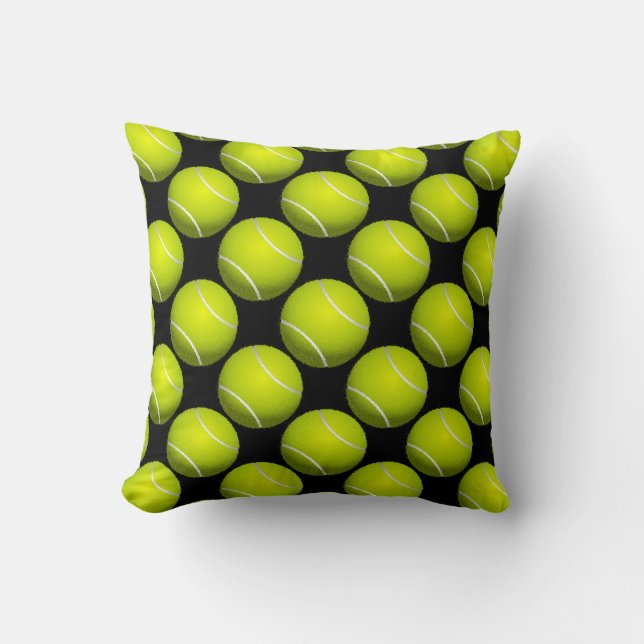 Tennis-Ball-Design-Sitzkissen Kissen (Vorderseite)
