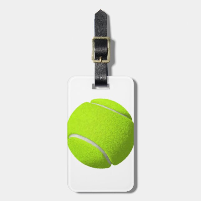 Tennis Ball Gepäckanhänger (Vorderseite vertikal)