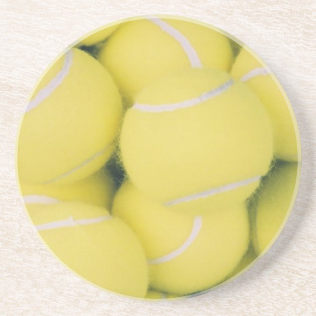 Tennis Ball Getränkeuntersetzer (Vorne)