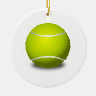 Tennis Ball Keramikornament