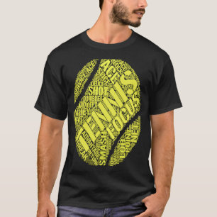 Tennis Ball Kleidung Männer-Frauen-Tennis-Club T-Shirt