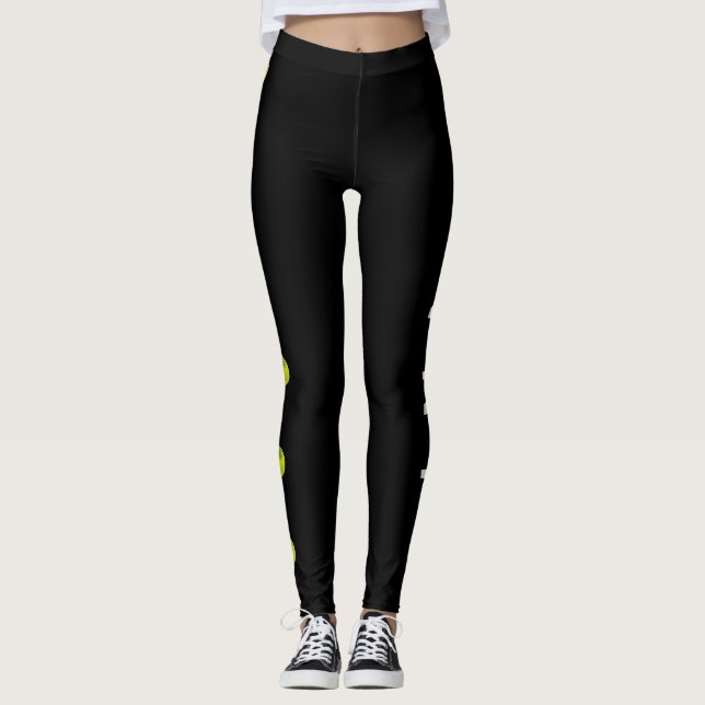 Tennis-Ball-Leggings Leggings (Vorderseite)