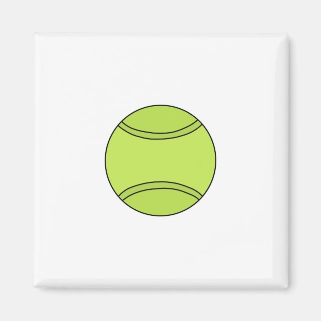 Tennis Ball Magnet (Vorne)