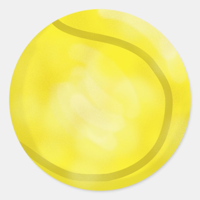 Tennis Ball Name Aufkleber (Vorderseite)
