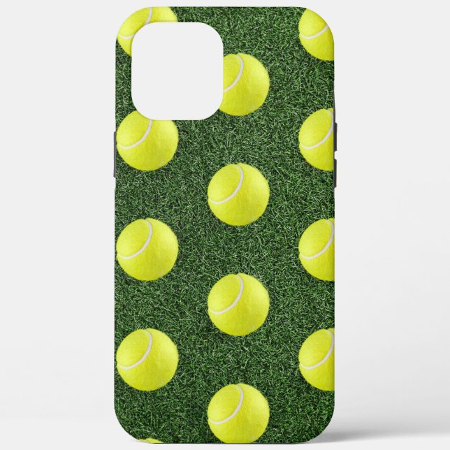 Tennis ball on green grass Case-Mate iPhone hülle (Rückseite)