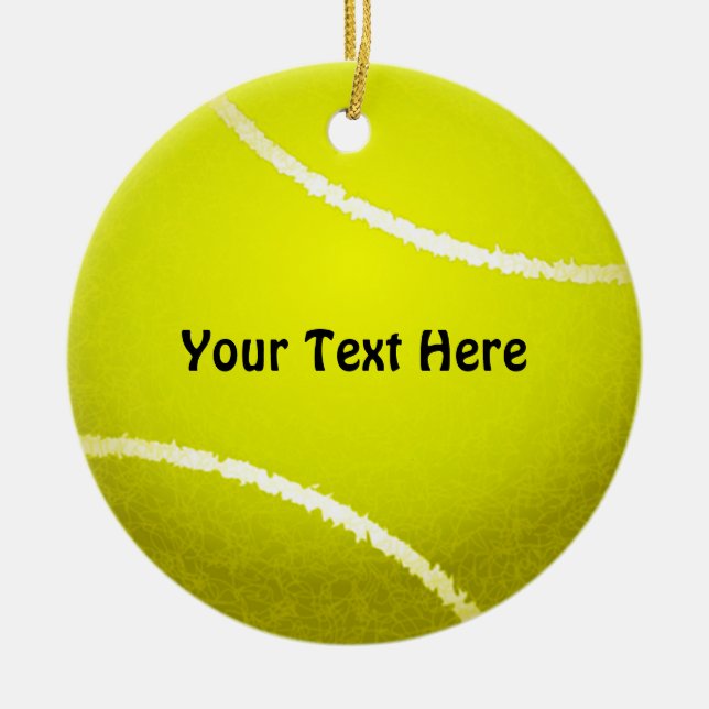 Tennis Ball Ornament (Vorne)