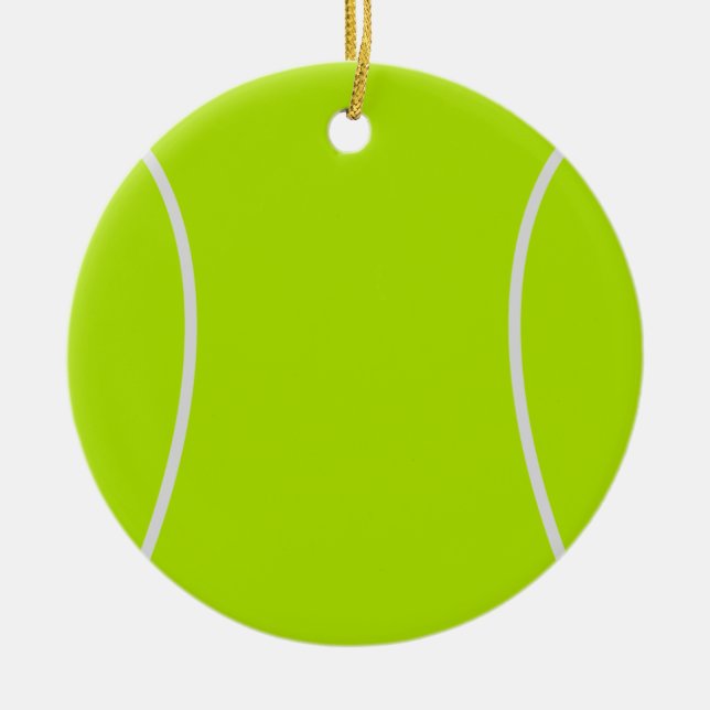 Tennis-Ball-Ornament Keramikornament (Vorne)