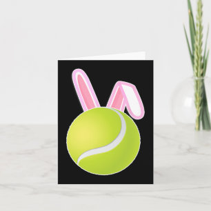 Tennis Ball Osterhase Karte