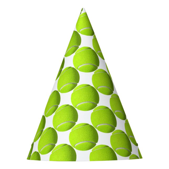 Tennis Ball Partyhütchen (Vorderseite)