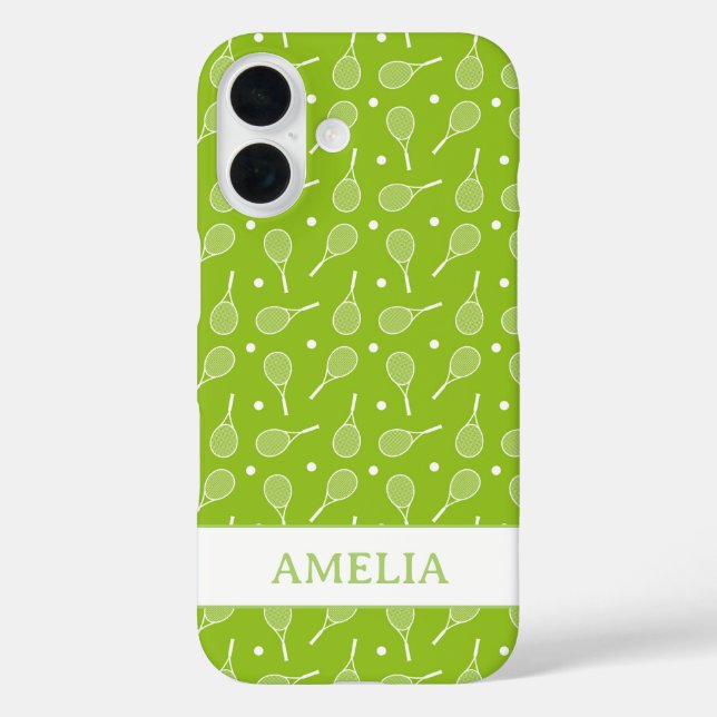 Tennis Ball Pattern Case-Mate iPhone Hülle (Rückseite)