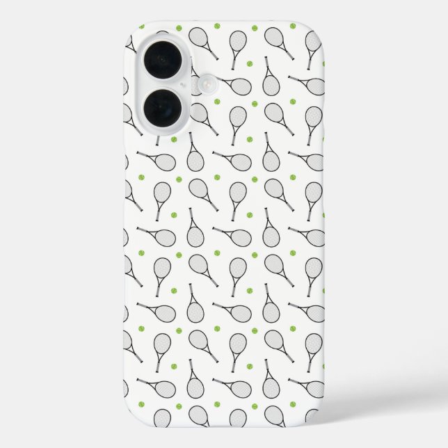 Tennis Ball Pattern Case-Mate iPhone Hülle (Rückseite)