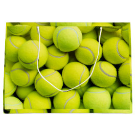 Tennis Ball Pattern Große Geschenktüte