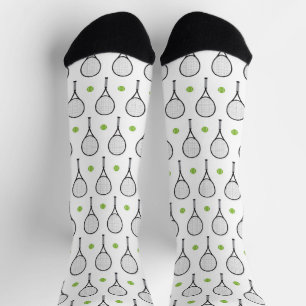 Tennis Ball Pattern Socken