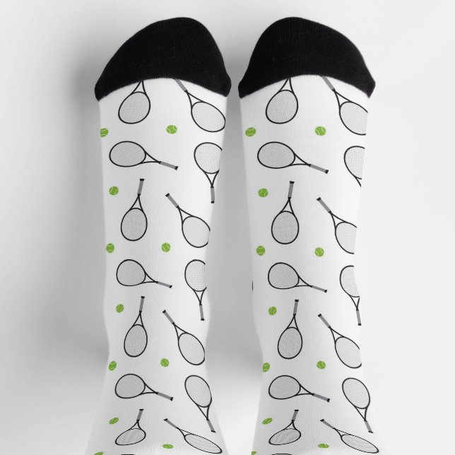 Tennis Ball Pattern Socken (Oben)