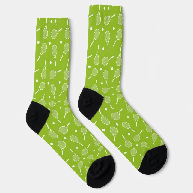 Tennis Ball Pattern Socken (Rechts)