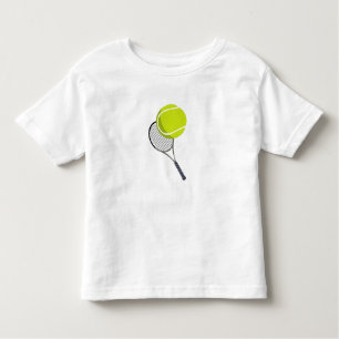 Tennis Ball & Racket Racquet Kleinkind T-shirt