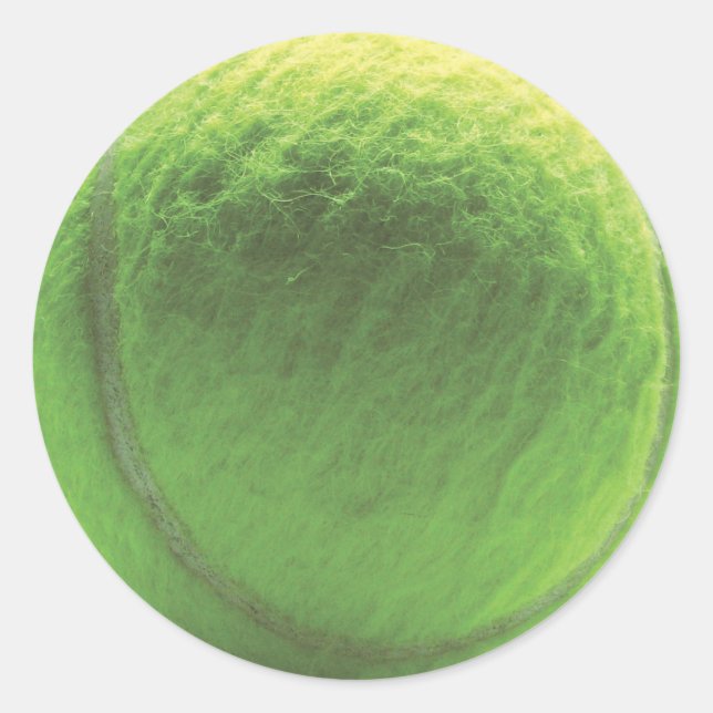 Tennis Ball Runder Aufkleber (Vorderseite)