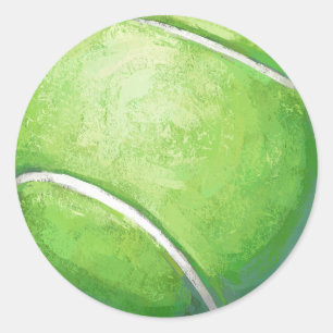 Tennis Ball Runder Aufkleber