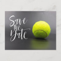 Tennis Ball Save the Date