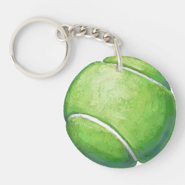 Tennis Ball Schlüsselanhänger (Vorderseite)