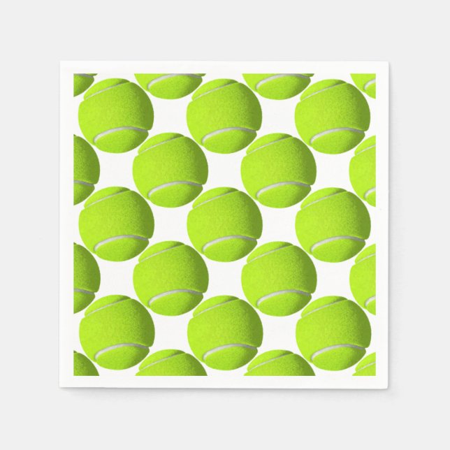 Tennis Ball Serviette (Vorderseite)