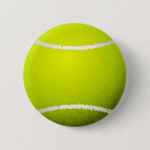 Tennis Ball Sports Button