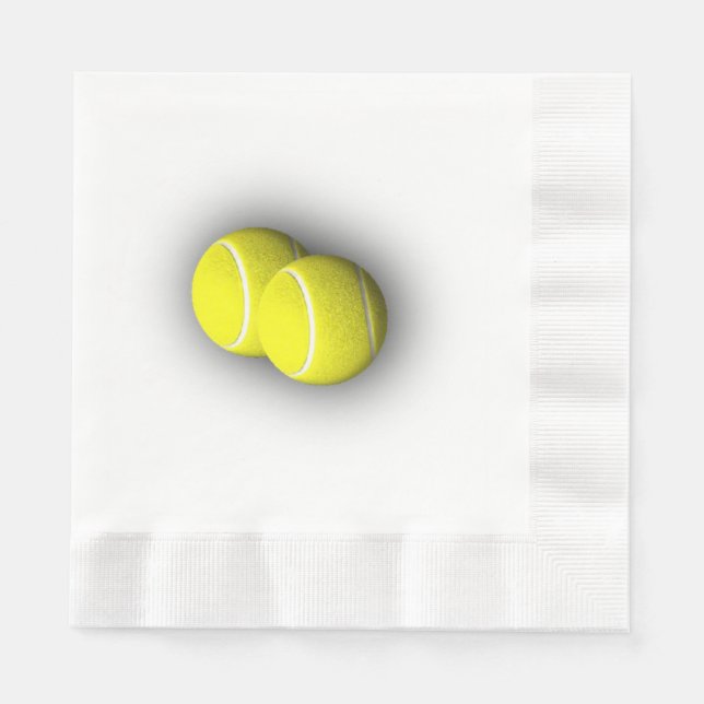 Tennis Ball Sportthema Serviette (Vorderseite)