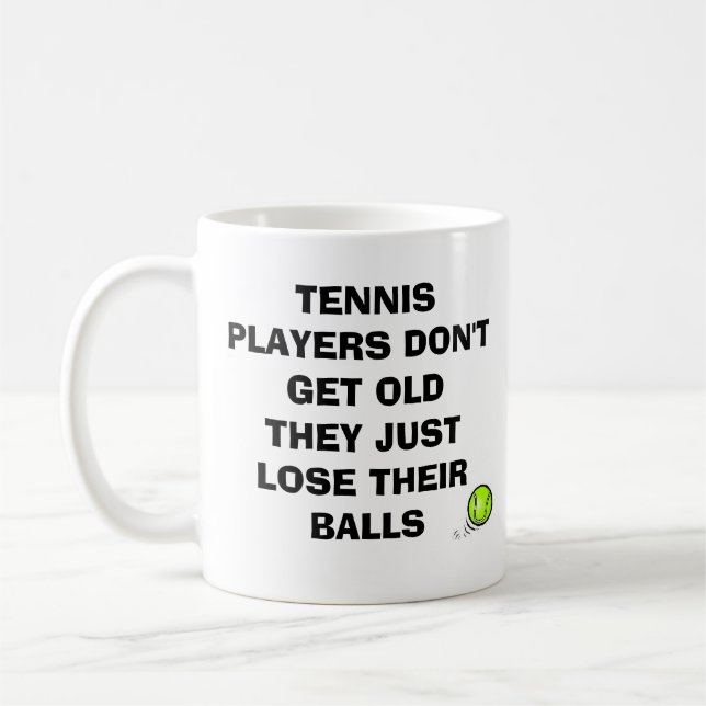 Tennis-Ball-Tasse Tasse (Links)