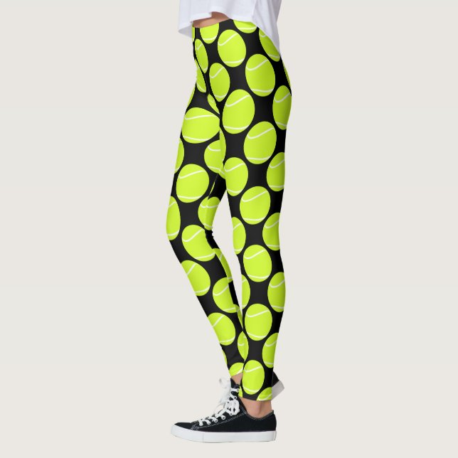 Tennis Ball Tennis Player Compression Pants Leggings (Links)