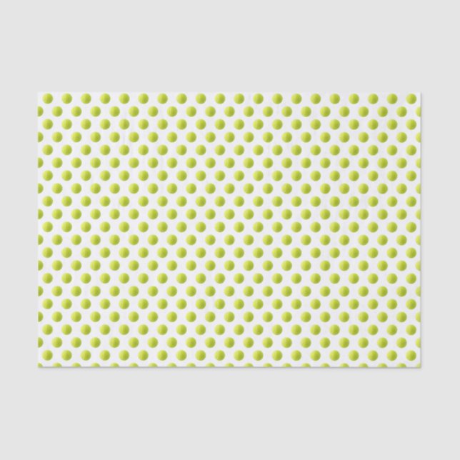 Tennis Ball Tissue Seidenpapier (Vorderseite)