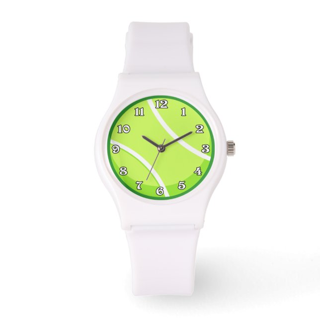 Tennis Ball Watch Face Armbanduhr (Vorderseite)