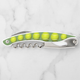 Tennis Balls Design Corkschraube Kellnermesser