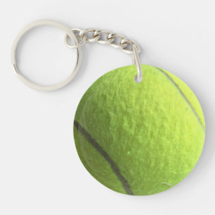 Tennis Balls Gelb 4 Miken Akryllischer Schlüsselan Schlüsselanhänger