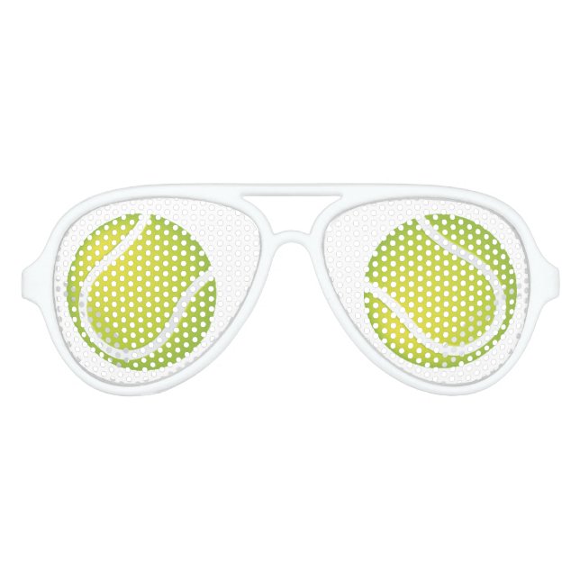 Tennis Balls Party Shades Partybrille (Vorderseite)