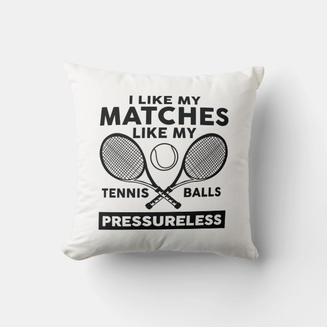 Tennis Balls pressureless Kissen (Vorderseite)