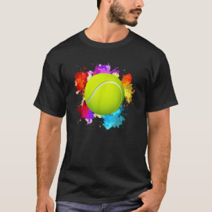Tennis Balls Racket Parco delle camelie Locarno T-Shirt