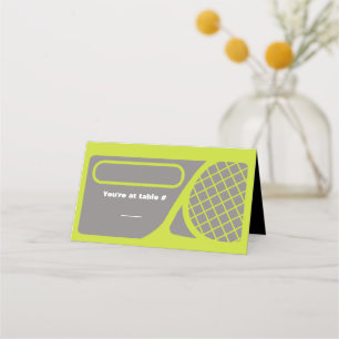 TENNIS Bar Bat Mitzvah Sitztisch Escortkarte Platzkarte