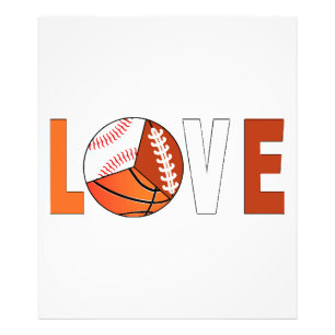 Tennis Basketball Baseball Football Lover Fotodruck