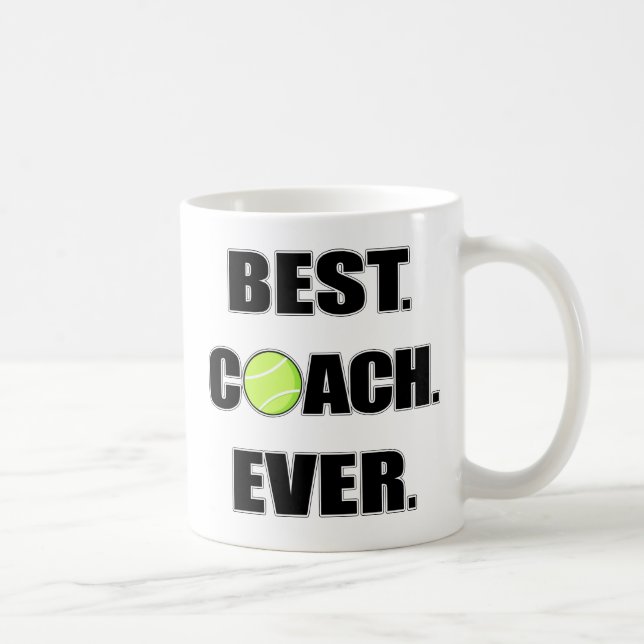 Tennis-bester Trainer überhaupt Tasse (Rechts)